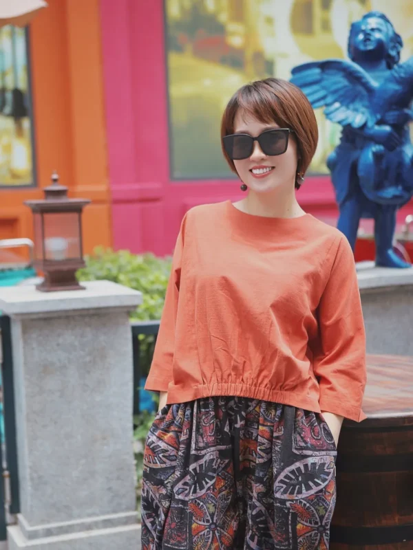 Áo chun gấu linen